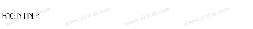 Hacen Liner字体转换